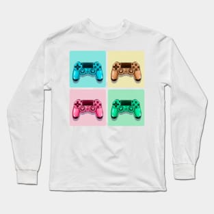 Cute PlayStation controllers for gamer girls Long Sleeve T-Shirt